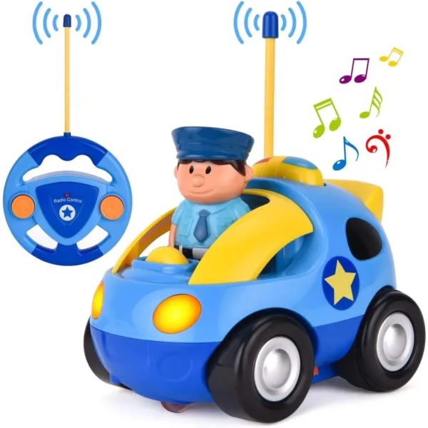 Police Toy Car™ - Vrolijke Racepret - Politie Speelgoed Auto | Educatief Speelgoed - Afbeelding 1