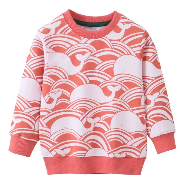 Mini Fashion™ - Walvis Sweater Oranje / 140 (7 jaar) | Educatief Speelgoed - Afbeelding 1