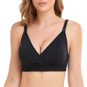 Mini Fashion™ - Voedings bh zonder beugel Zwart / 2XL | Educatief Speelgoed