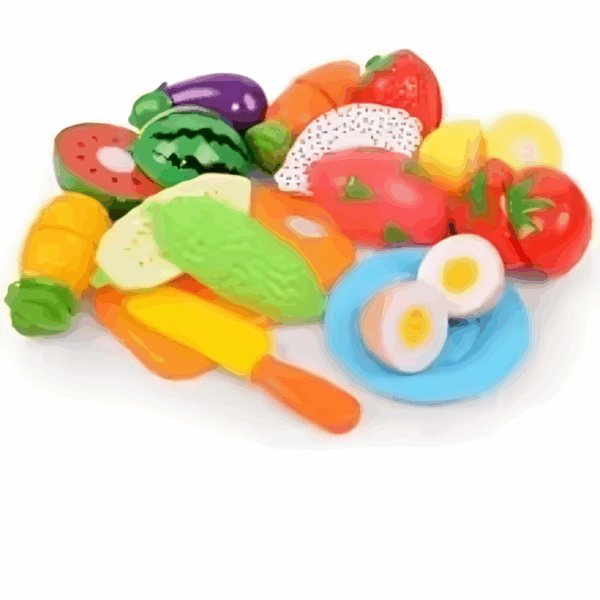 Veggie&Fruit Toys™ - Leuk&Leerzaam - Groente Fruit Speelgoed 13 stuks | Educatief Speelgoed - Afbeelding 1