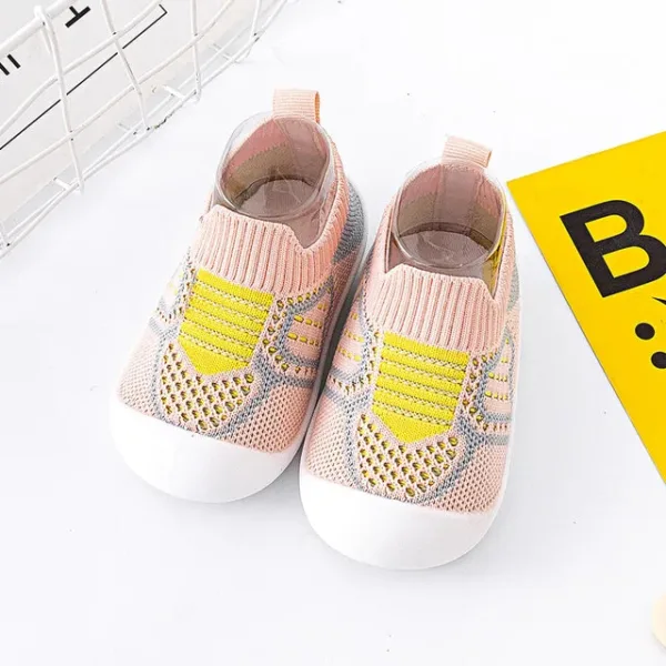 Mini Fashion™ - BabyGrip - Antislip Schoenen Roze / 25 (2.5-3 jaar) | Educatief Speelgoed - Afbeelding 1