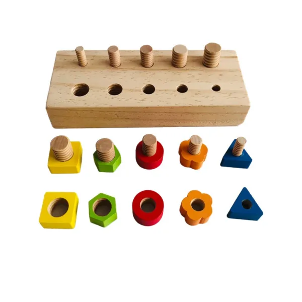 Bolt Board™ – Passend Puzzelen – Fijnmotorisch Speelgoed | Educatief Speelgoed - Afbeelding 1