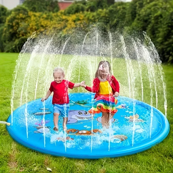 Water Fun Pad™ – Zomerfeestje Gazon – Fontein Water Zwembad | Educatief Speelgoed - Afbeelding 1