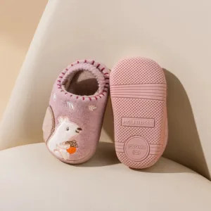 Mini Fashion™ - Leuk Cartoon Design - Binnen Pantoffels Roze / 15 (2-2.5 jaar) | Educatief Speelgoed