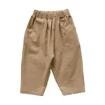 Mini Fashion™ - Voor Alle Seizoenen - Lange Broek Khaki / 130 (6 jaar) | Educatief Speelgoed