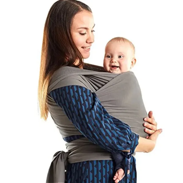 Mini Fashion™ - Super Comfortabel - Draagdoek Grijs | Educatief Speelgoed - Afbeelding 1
