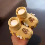 Mini Fashion™-  Anti-Slip Zolen -  Peuter Binnen Schoenen Bijtjes / 20 (12-18 maanden) | Educatief Speelgoed