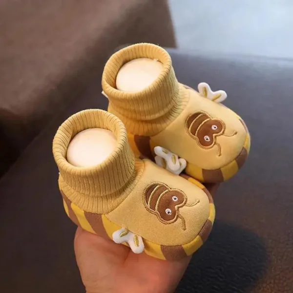 Mini Fashion™-  Anti-Slip Zolen -  Peuter Binnen Schoenen Bijtjes / 20 (12-18 maanden) | Educatief Speelgoed - Afbeelding 1