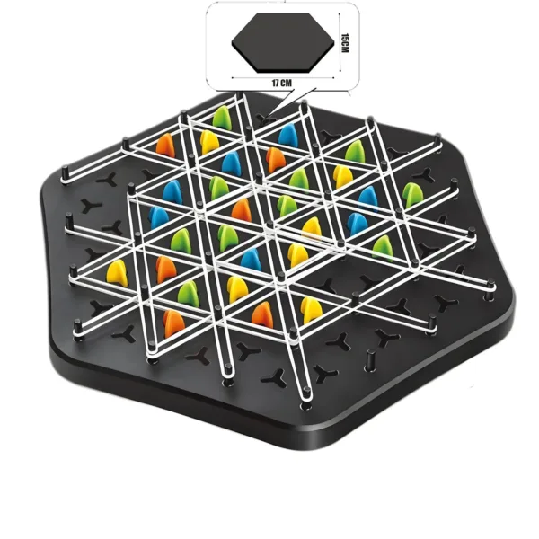 Triangle Tactics™ - Strategisch Denken - Strategisch Bordspel Vakantie (22x20 cm) | Educatief Speelgoed - Afbeelding 1