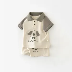 Mini Fashion™ – Stoer&Zomers– Honden Baby Setje 90 (12–18 maanden) | Educatief Speelgoed