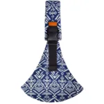 Baby Carry Sling™ - Verstelbare draagzak - Heupdrager Blauw Patroon | Educatief Speelgoed