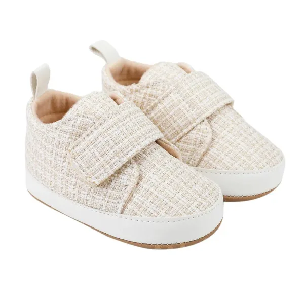 Mini Fashion™ - Klittenband Sluiting - Kinder Schoenen Wit / 18 (6-9 maanden) | Educatief Speelgoed - Afbeelding 1