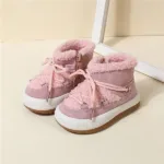 Mini Fashion™ - Anti-slipzolen - Winter Laarzen Roze / 30 (7-8 jaar) | Educatief Speelgoed