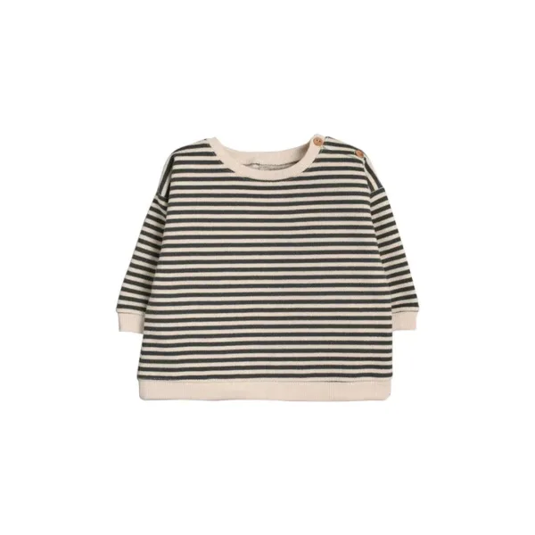 Mini Fashion - Comfortabele en Stijlvolle Kledingset - Baby Outfit T-shirt - Gestreept / 100 (2–3 jaar) XL | Educatief Speelgoed - Afbeelding 1
