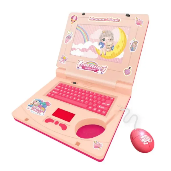 Learning Machine™ - Leer Engels en Speel - Kinder Laptop Roze | Educatief Speelgoed - Afbeelding 1