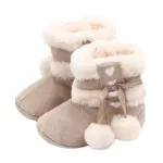 Mini Fashion™ - Warme Voetjes - Snowboots Grijs / 20 (15-24 maanden) | Educatief Speelgoed