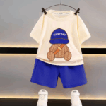 Mini Fashion™ - Funky&Fris - Kledingsetje Blauw / 90 (1-2 jaar) | Educatief Speelgoed