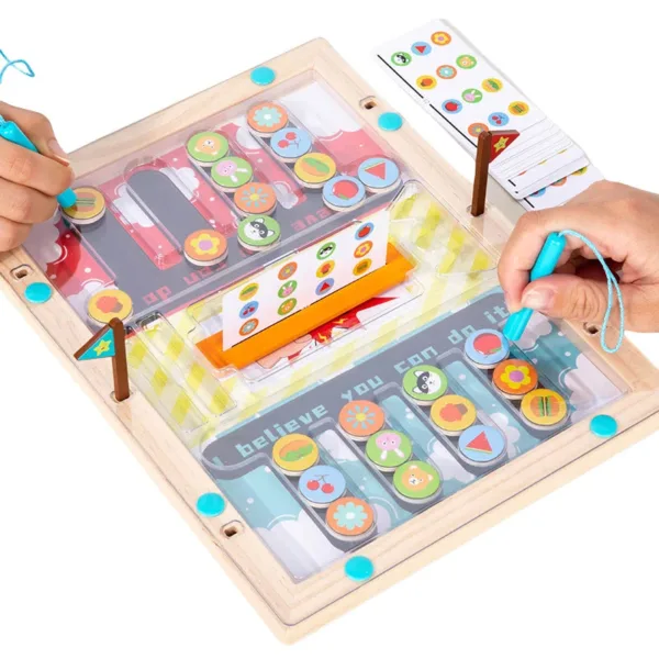 Magnetic Maze™ - Kleur&Coördinatie - Fijne Motoriek Speelgoed | Educatief Speelgoed - Afbeelding 1