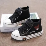 Mini fashion™ - Ademend&Luchtig - Kinder Sneakers Zwart / 36 (9-10 jaar) | Educatief Speelgoed