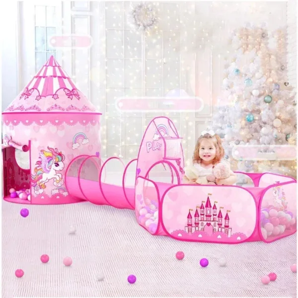 Unicorn Tent™ – Magisch Speelplezier – Roze Speeltent | Educatief Speelgoed - Afbeelding 1