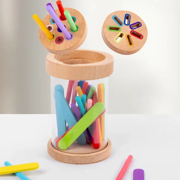 Woods™ - Educatief&Creatief - Kleur Sorteerspel | Educatief Speelgoed - Afbeelding 1