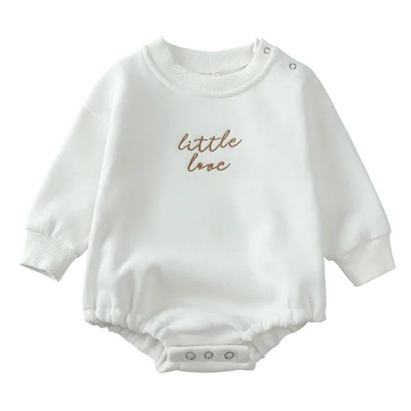 Mini Fashion™ - Warm&Comfortabel - Trui Romper Wit / 73 (6-9 maanden) | Educatief Speelgoed - Afbeelding 1