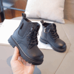 Mini Fashion™ - Stijlvol&Trendy voor kinderen - Veterboot Zwart / 29 (5-6 jaar) | Educatief Speelgoed