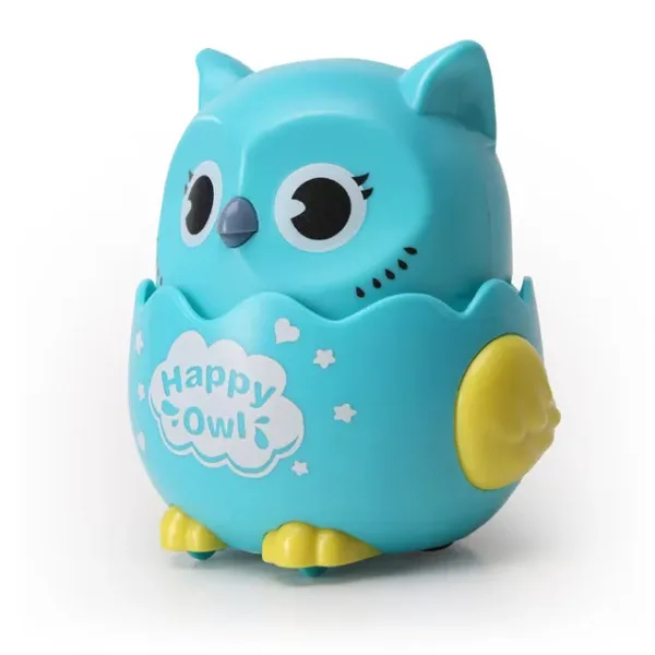 Owl Toy Car™ - Uil-Tastische Avonturen - Speelgoeduiltje Blauw | Educatief Speelgoed - Afbeelding 1