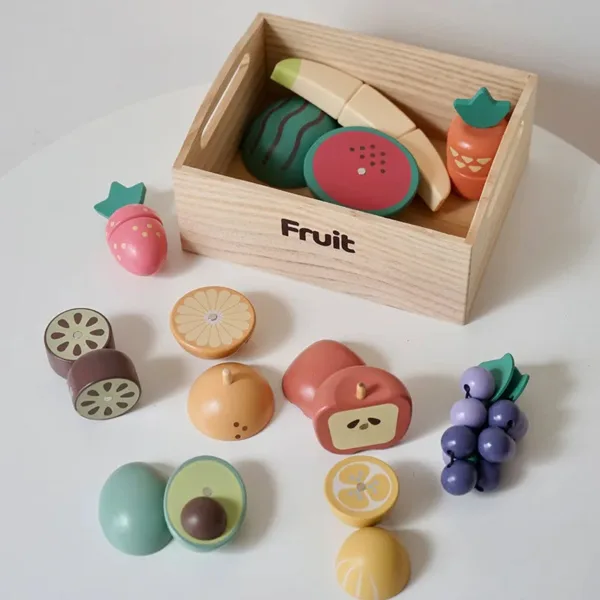 Cutting Play Set™ – Snij&Speelplezier– Keuken Speelgoed Fruit | Educatief Speelgoed - Afbeelding 1