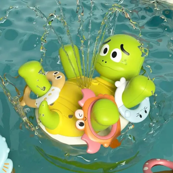 Water Turtle™ – Spetterpret in bad – Schildpad Fontein | Educatief Speelgoed - Afbeelding 1
