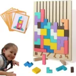 Puzzle Totem™ – Denk&Bouw– Houten Puzzelspel | Educatief Speelgoed