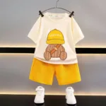 Mini Fashion™ - Stoere Look - Zomerset Jongens Geel / 90 (1-2 jaar) | Educatief Speelgoed