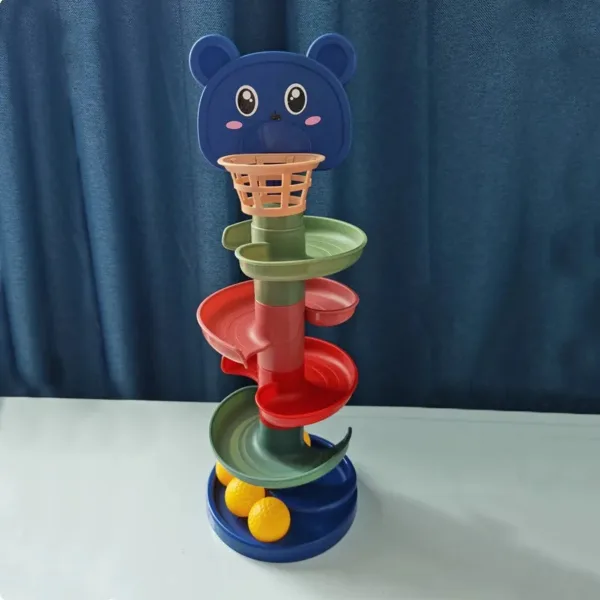 BambinoBoost™ glij- en stapelspeelset - Speelgoed Glijbaan | Educatief Speelgoed - Afbeelding 1