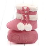 Mini Fashion™ - Warme Voetjes - Snowboots Roze / 18 (3-9 maanden) | Educatief Speelgoed