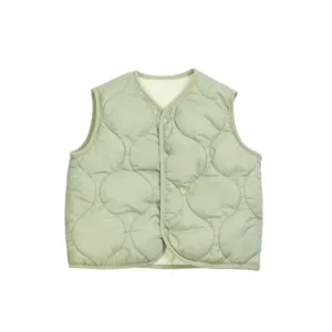 Mini Fashion™ - Voor Jongens&Meisjes - Bodywarmer Groen / 98 (3 jaar) | Educatief Speelgoed