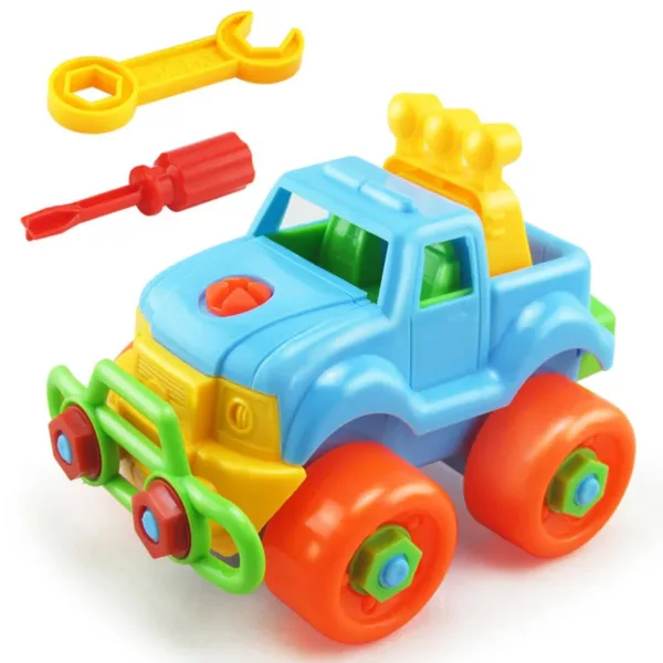 DIY Vehicle™ – Monteer en Rijd – Speelgoedauto Schroef Set Auto | Educatief Speelgoed - Afbeelding 1