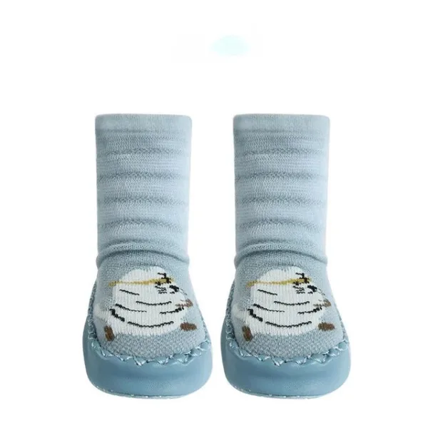 Toddler Non-slip Socks™ - Stapjes in Stijl - Babysokjes Tijger / S (0-6 maanden) | Educatief Speelgoed - Afbeelding 1