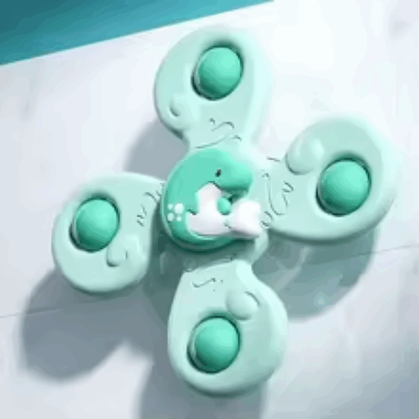 Bath Spinner Toys™ - Leerzaam&Leuk - Fidget Babybad Speeltjes Zeedier | Educatief Speelgoed - Afbeelding 1