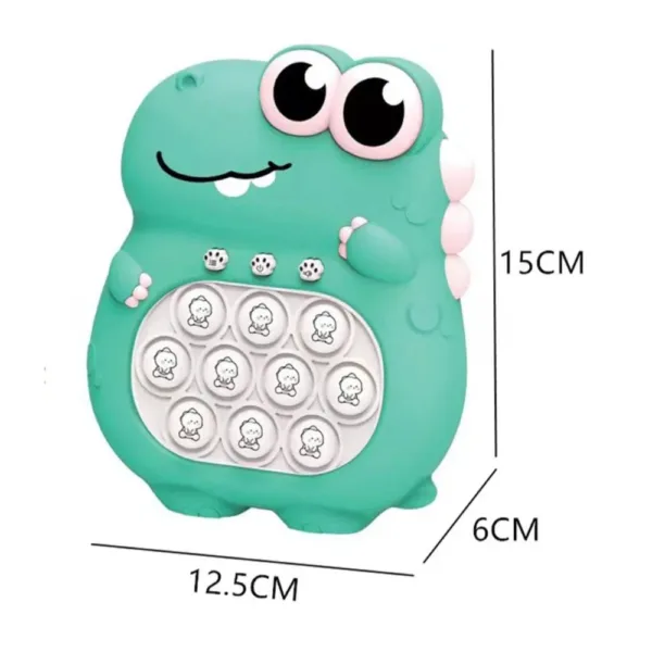 Bubble Pop™ - Klaar voor Actie? - Snelheidsspel Groene Dino | Educatief Speelgoed - Afbeelding 1