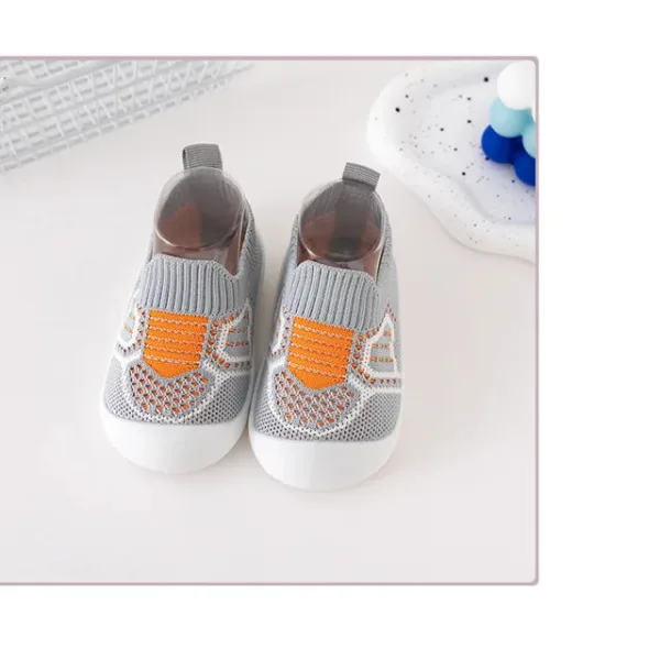 Mini Fashion™ - Stijlvol Stappen - Peuterschoentjes Grijs / 21 (6-12 maanden) | Educatief Speelgoed - Afbeelding 1