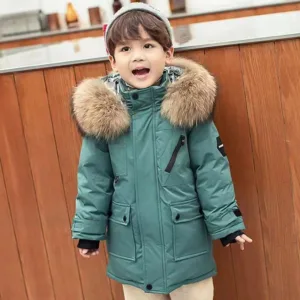 Mini Fashion™ -  Waterdicht&Warm - Winterjas Groen / 140 (7-8 jaar) | Educatief Speelgoed