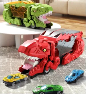 Dino Devour Car™ - Dino Power - Dino Speelgoedauto Groen 6 auto's | Educatief Speelgoed
