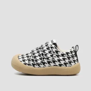 Mini Fashion™ - Ademend Materiaal - Schoenen met print Zwart/Wit / 20 (2-3 jaar) | Educatief Speelgoed