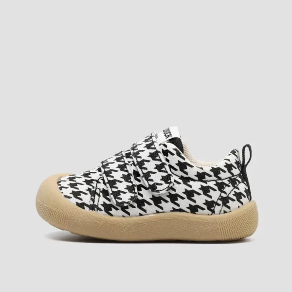 Mini Fashion™ - Ademend Materiaal - Schoenen met print Zwart/Wit / 20 (2-3 jaar) | Educatief Speelgoed - Afbeelding 1