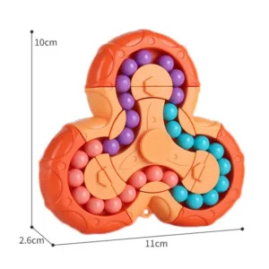Bead Maze Cube™ - Stressvrije Pret - Fidget Speelgoed Oranje | Educatief Speelgoed
