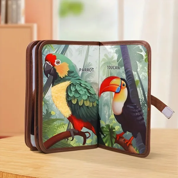 Touch Book™ – Kriebels&Kleuren– Zintuigen Boekje Dieren | Educatief Speelgoed - Afbeelding 1
