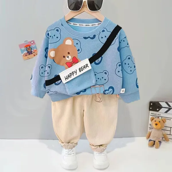 Mini Fashion™ - Schattig&Comfortabel - Winterkleding Set Meisjes Blauw / 110(4 jaar) | Educatief Speelgoed - Afbeelding 1