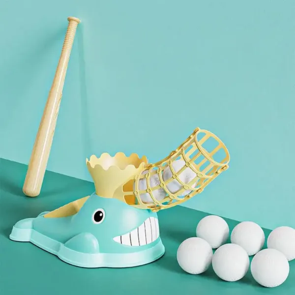 Baseball Trainer™ - Speel&Leer - Automatische Honkbalwerper Blauw | Educatief Speelgoed - Afbeelding 1