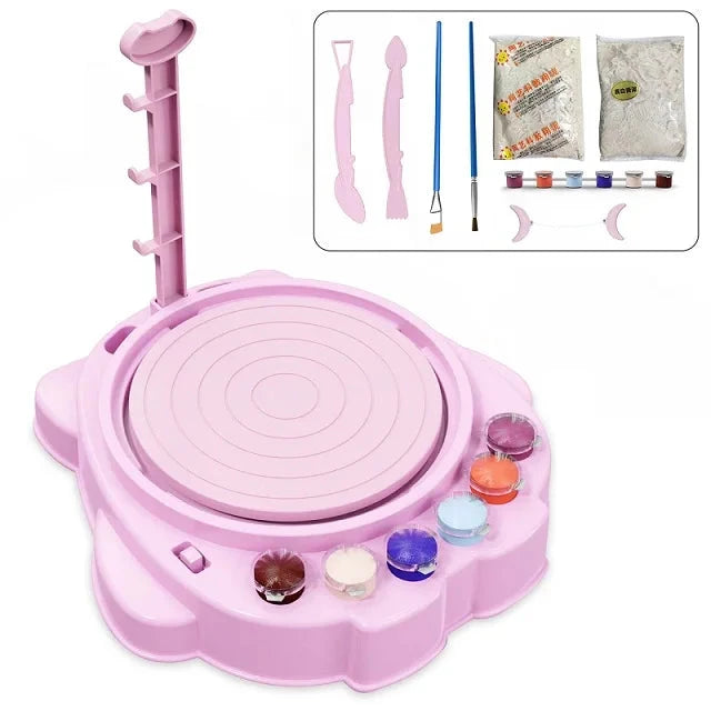 image_903_1727683593964-99105227-58362356-20086909_7 Kids Pottery Set™ - Klei Creaties - Pottenbakset voor kinderen Roze | Educatief Speelgoed - Afbeelding 1