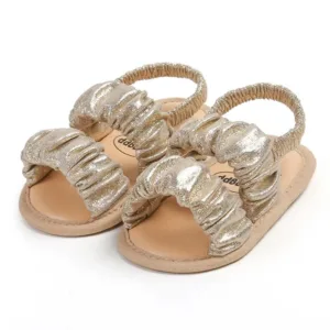 Mini Fashion™ - Zacht En Comfortabel - Baby Girl Sandalen Goud / 16 (12-18 Maanden) | Educatief Speelgoed